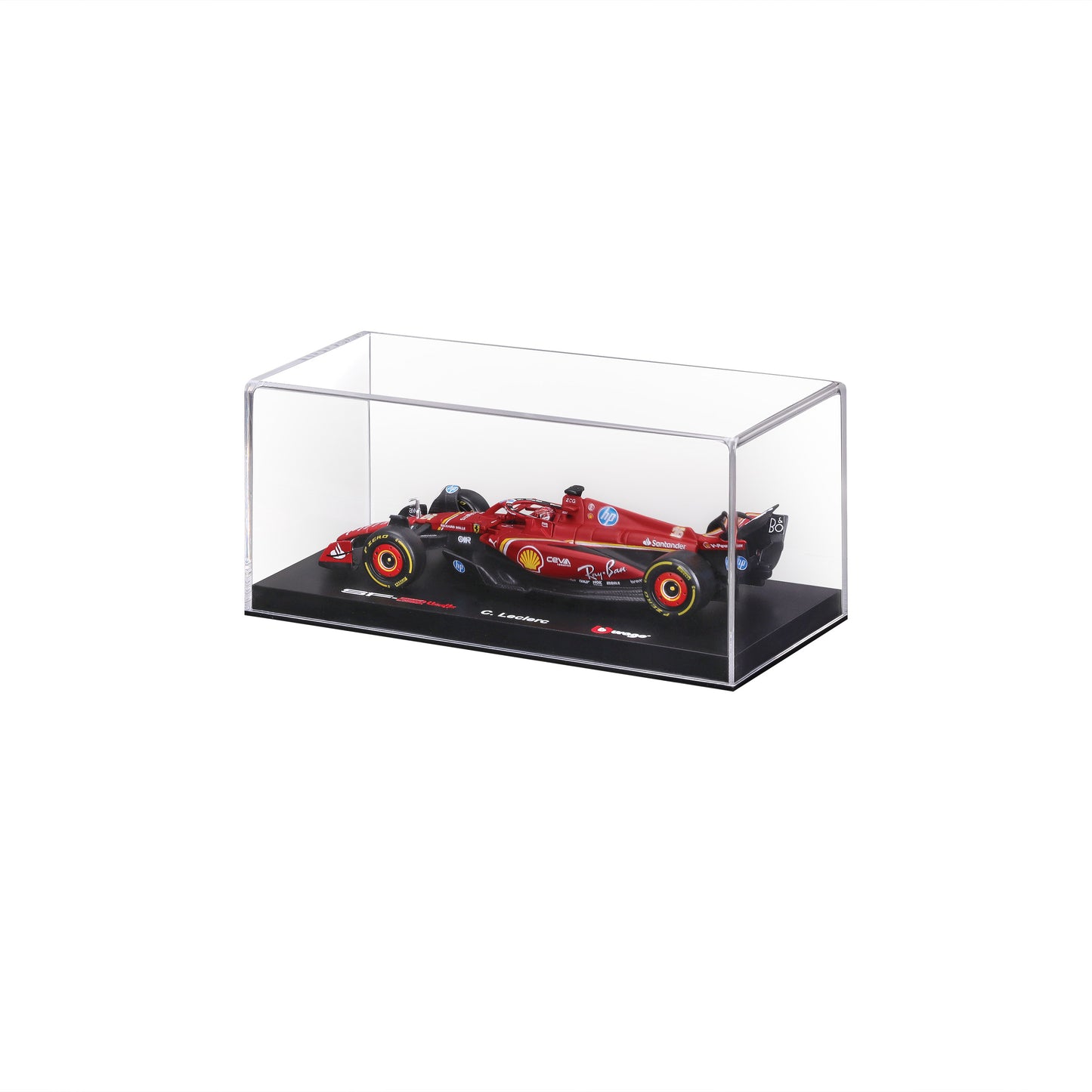 Ferrari SF-24 #16 Charles Leclerc – Monza GP 2024 Winner – 1:43 Scale with Driver and Display Case