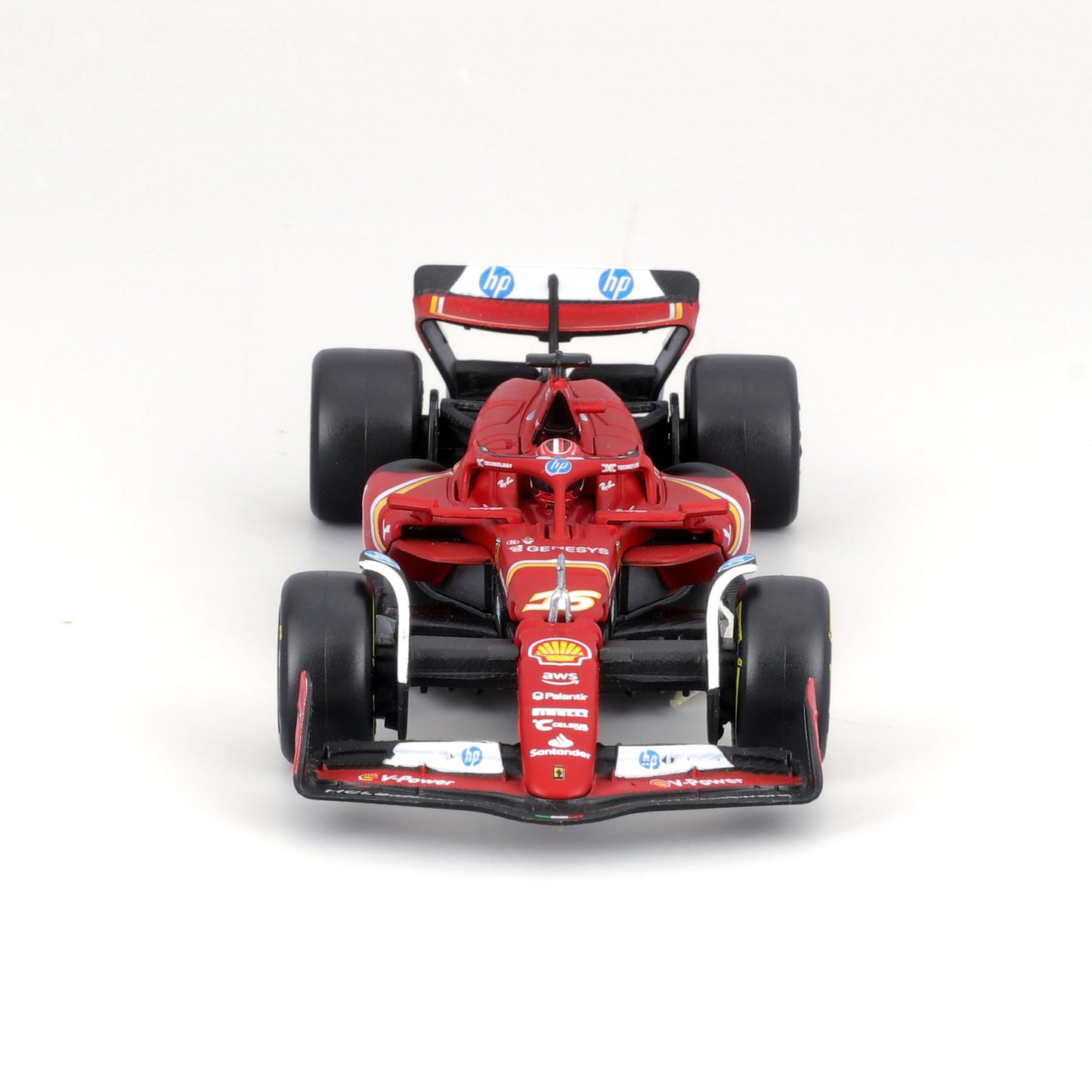 Ferrari SF-24 #16 Charles Leclerc – Monza GP 2024 Winner – 1:43 Scale with Driver and Display Case