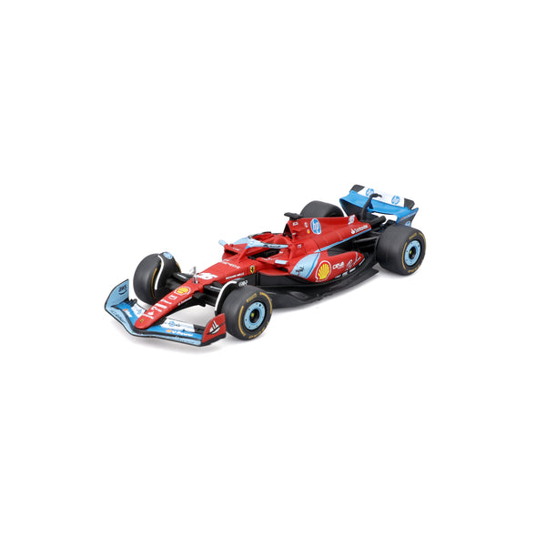 Modellino Ferrari SF-24 Miami GP 2024 Charles Leclerc Scala 1:43 Burago con pilota Modellino Ferrari SF-24 Miami GP 2024 Charles Leclerc Scala 1:43 Burago con pilota
