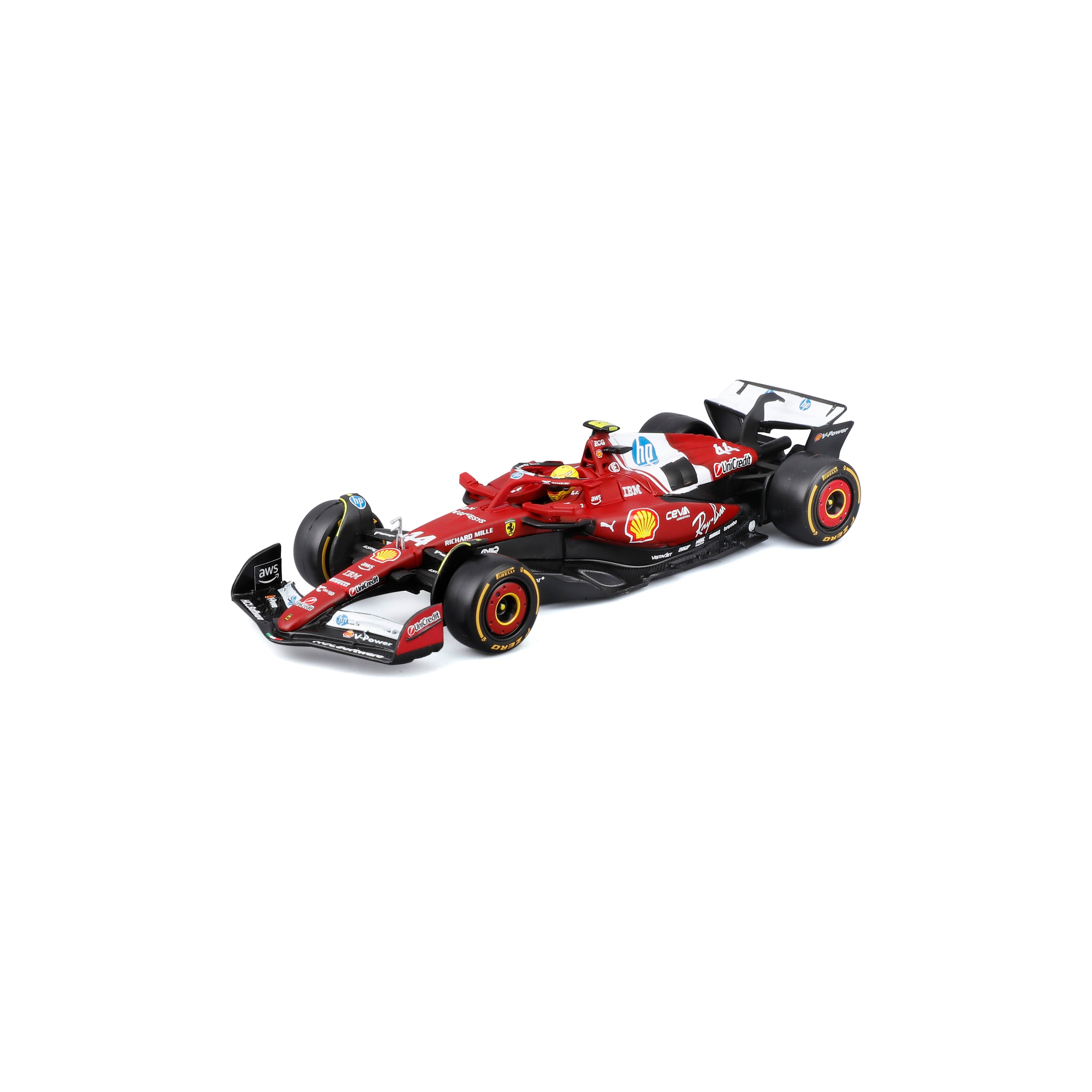 ミニカー Ferrari SF25 Lewis Hamilton 2025 Ferrari SF-25 Lewis Hamilton #44 F1 2025 1:43 with Display Case
