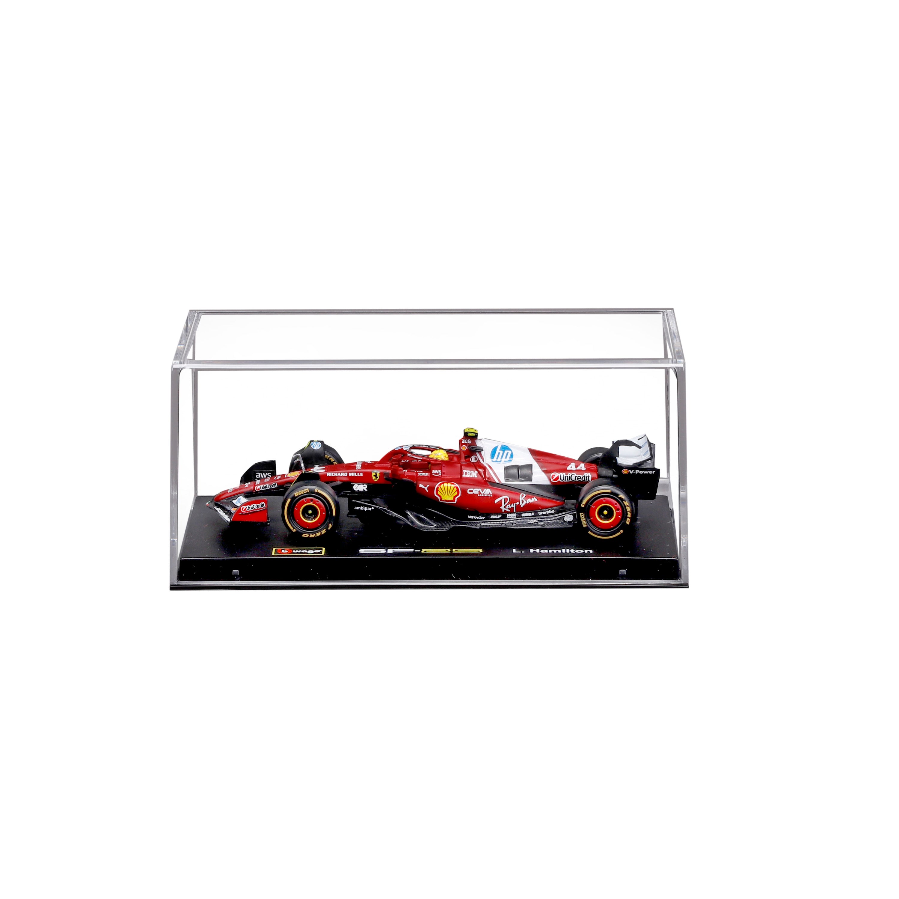 Ferrari SF-25 Lewis Hamilton #44 F1 2025 1:43 with Display Case