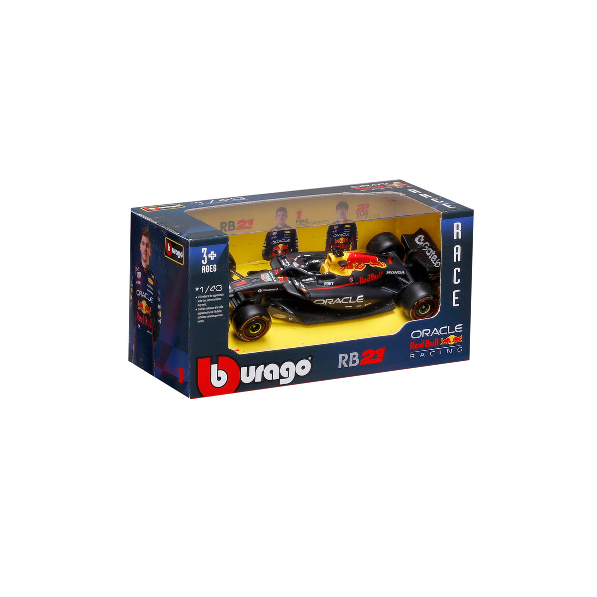 F1 Red Bull Racing RB21 2025 #1 Max Verstappen Scale 1:43 Blue Red ...