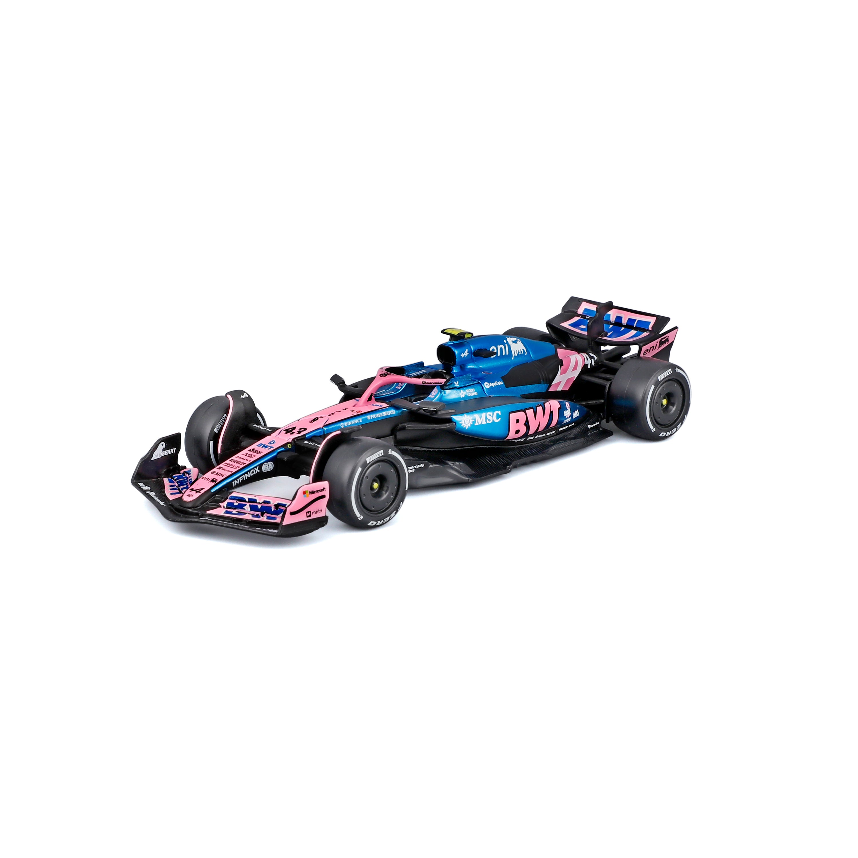 F1 BWT Alpine A525 2025 #43 Franco Colapinto Azul Rosa 1:43