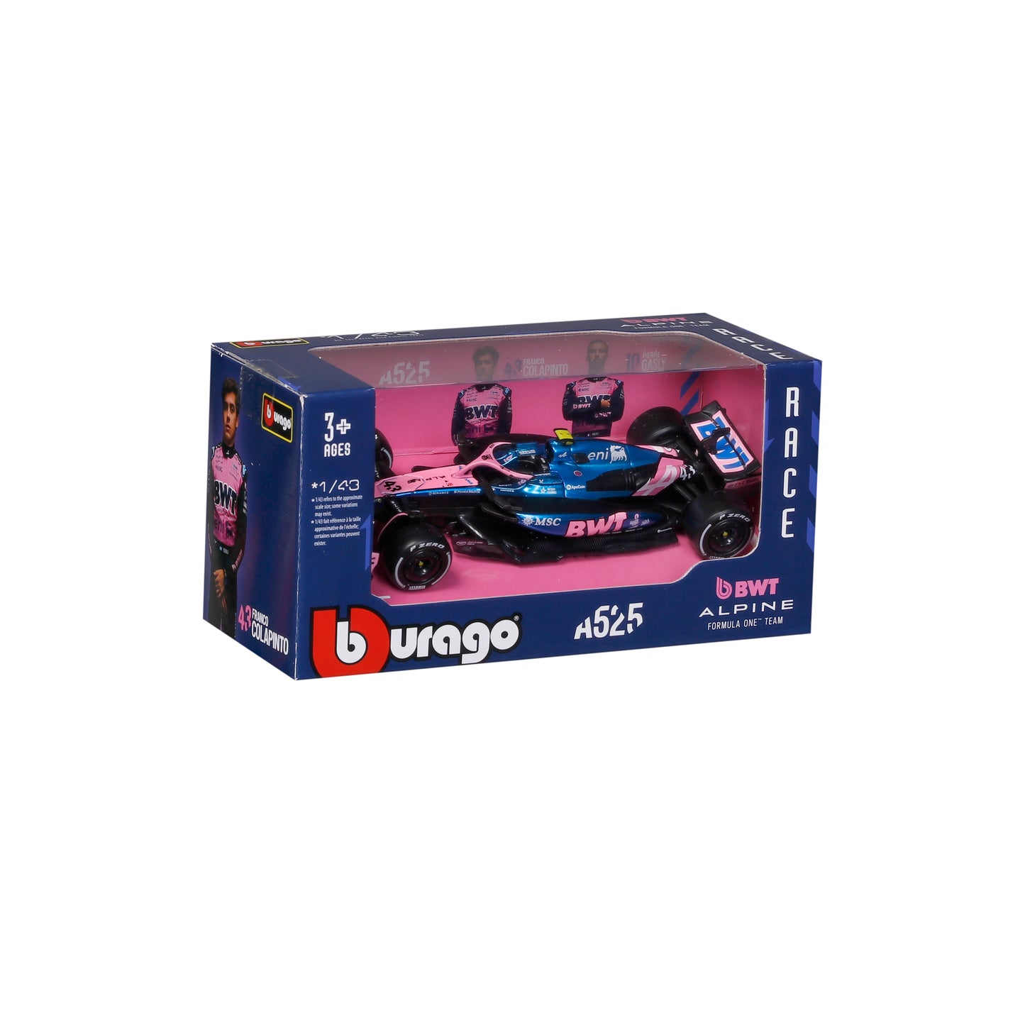 F1 BWT Alpine A525 2025 #43 Franco Colapinto – 1:43 Scale