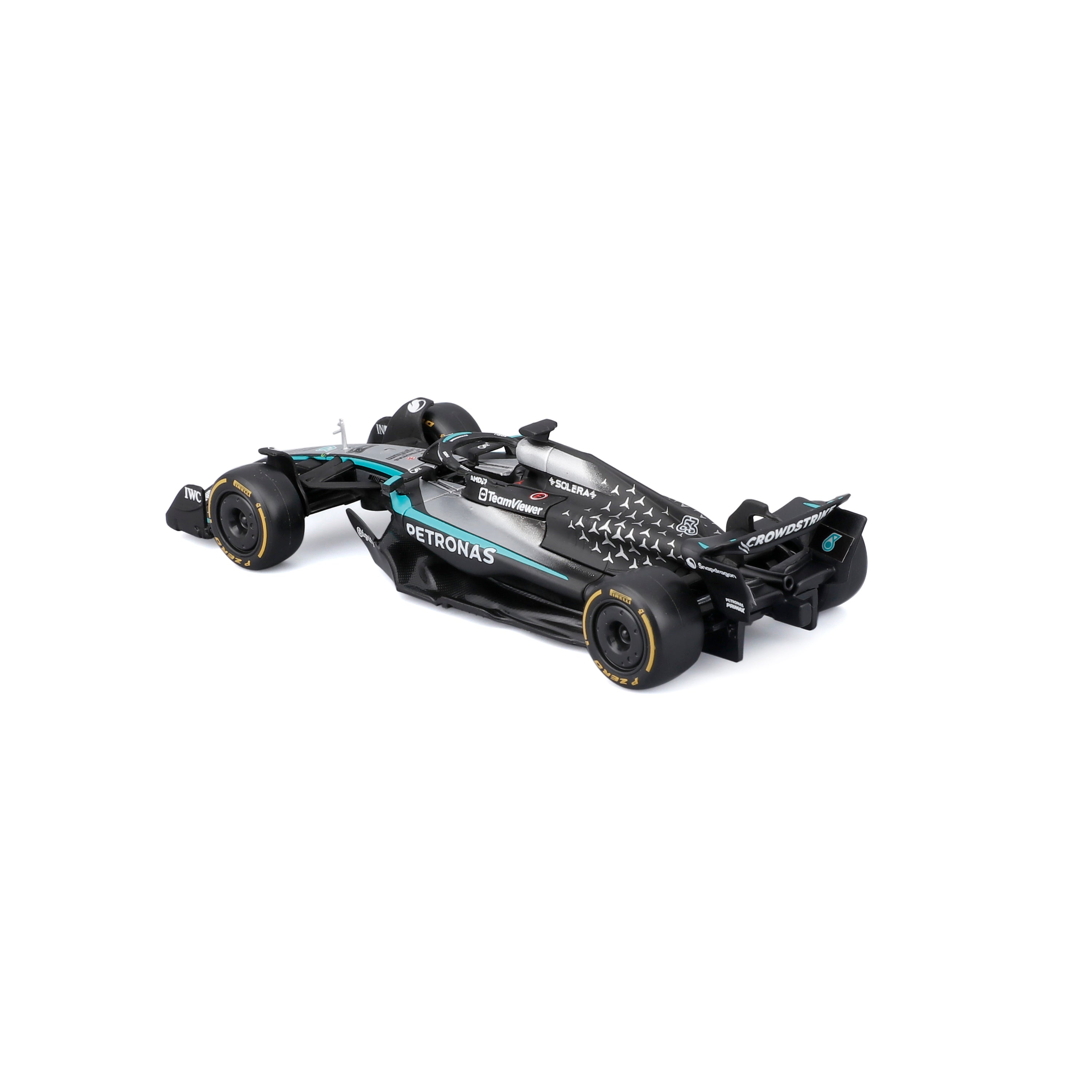 F1 Mercedes-AMG W16 2025 #63 George Russell Silver Turquoise 1:43