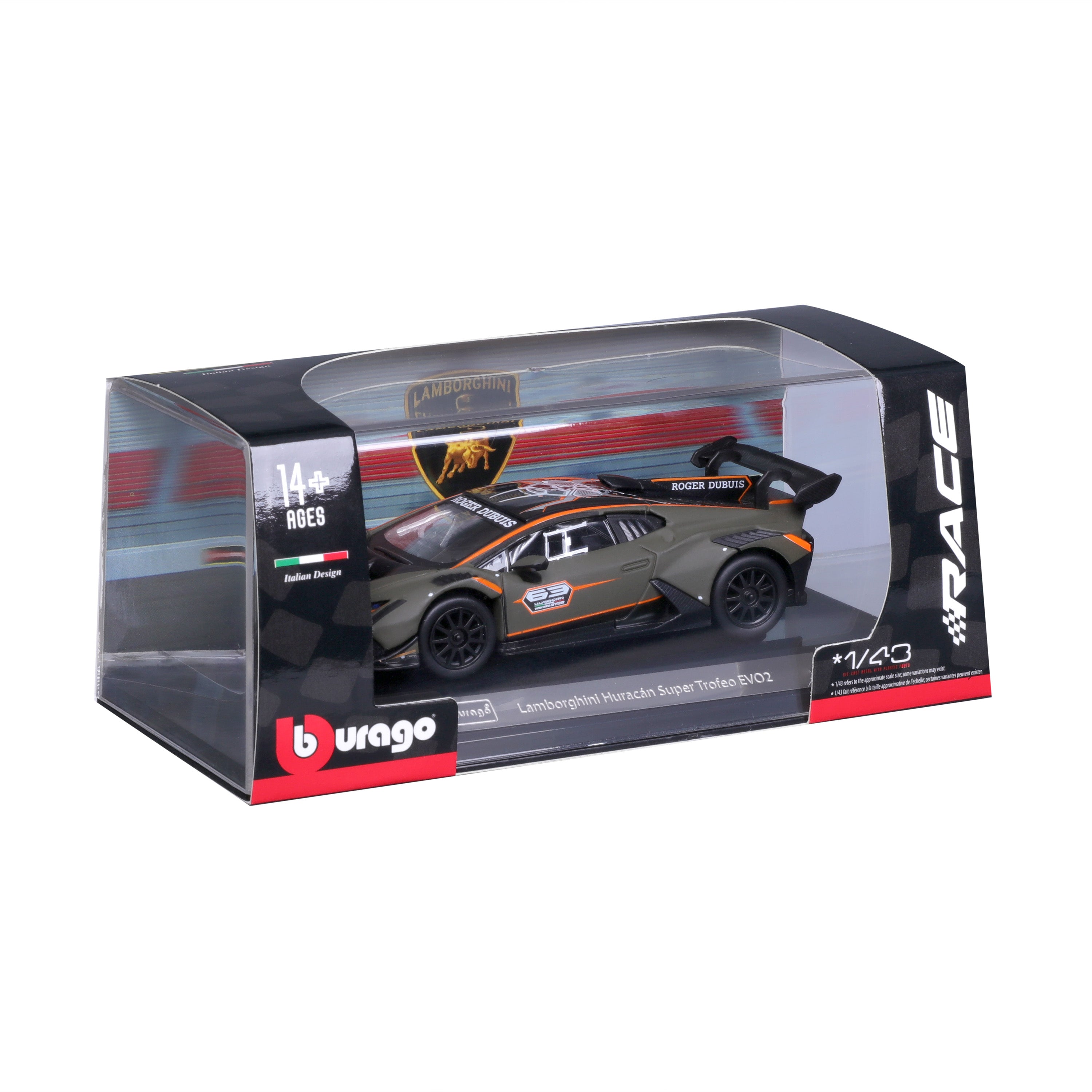 Lamborghini Huracán Super Trofeo EVO2 1:43 metallic green with