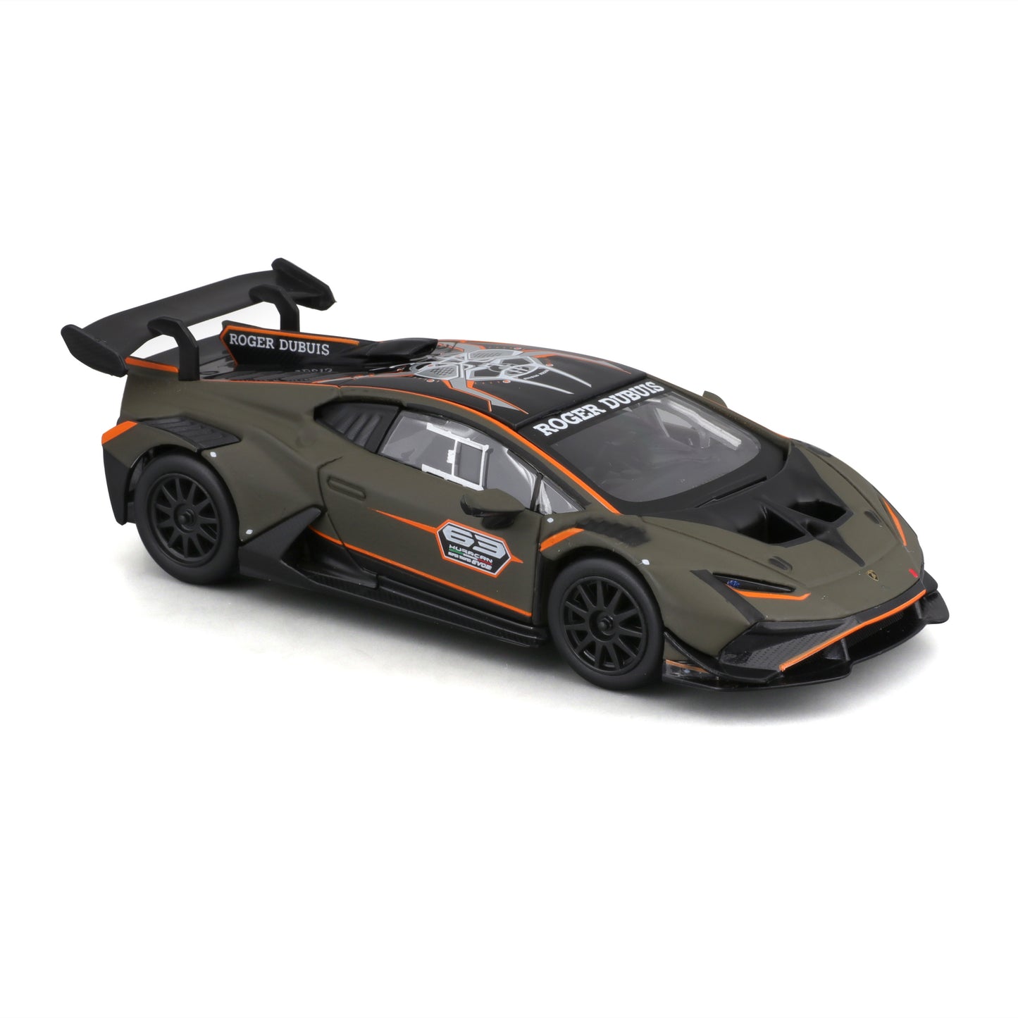 Lamborghini Huracán Super Trofeo EVO2 1:43 vert métallisé avec vitrine