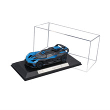 Bugatti Bolide 1:43 bleu/noir avec vitrine