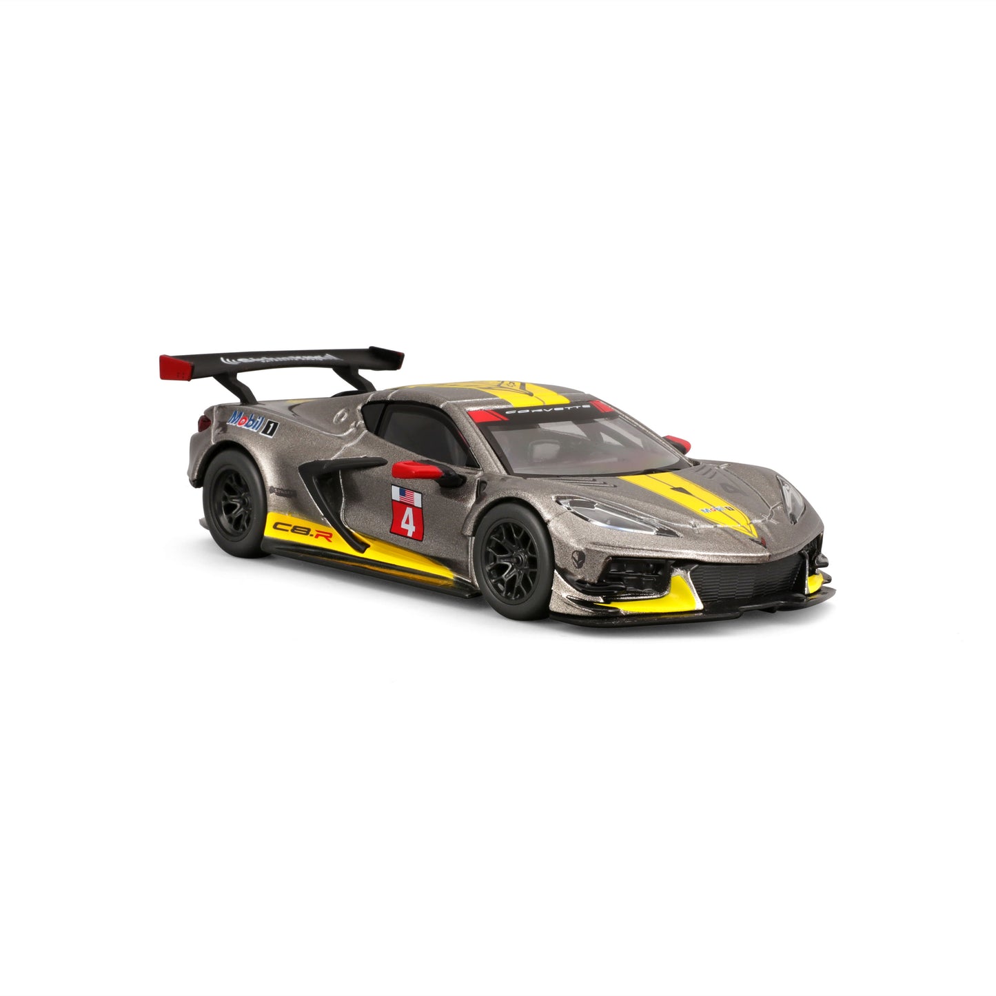 2020 Chevrolet Corvette C8.R 1:43 gris métallisé avec vitrine