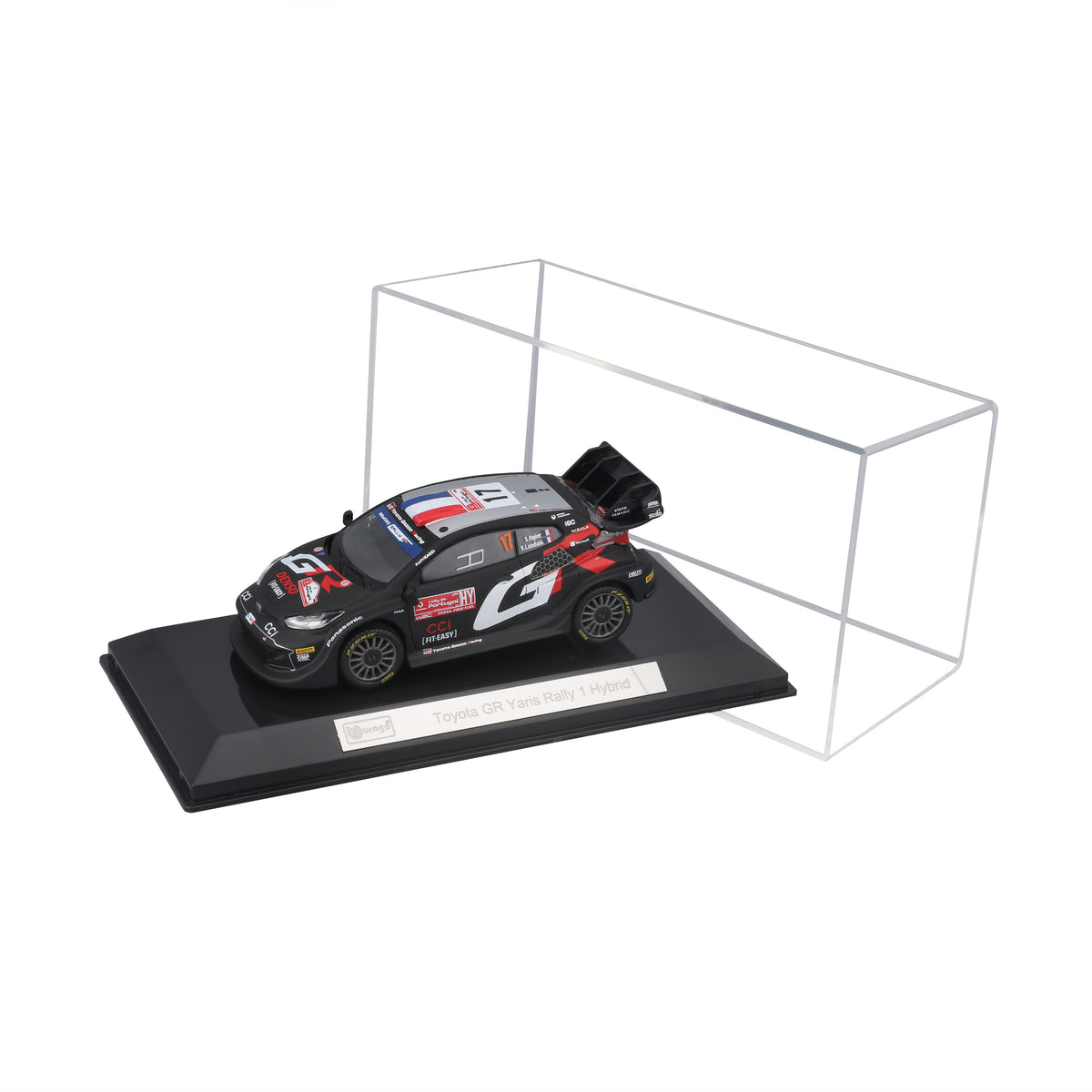 Toyota GR Yaris Rally 1 Hybrid #17 1:43 with display case