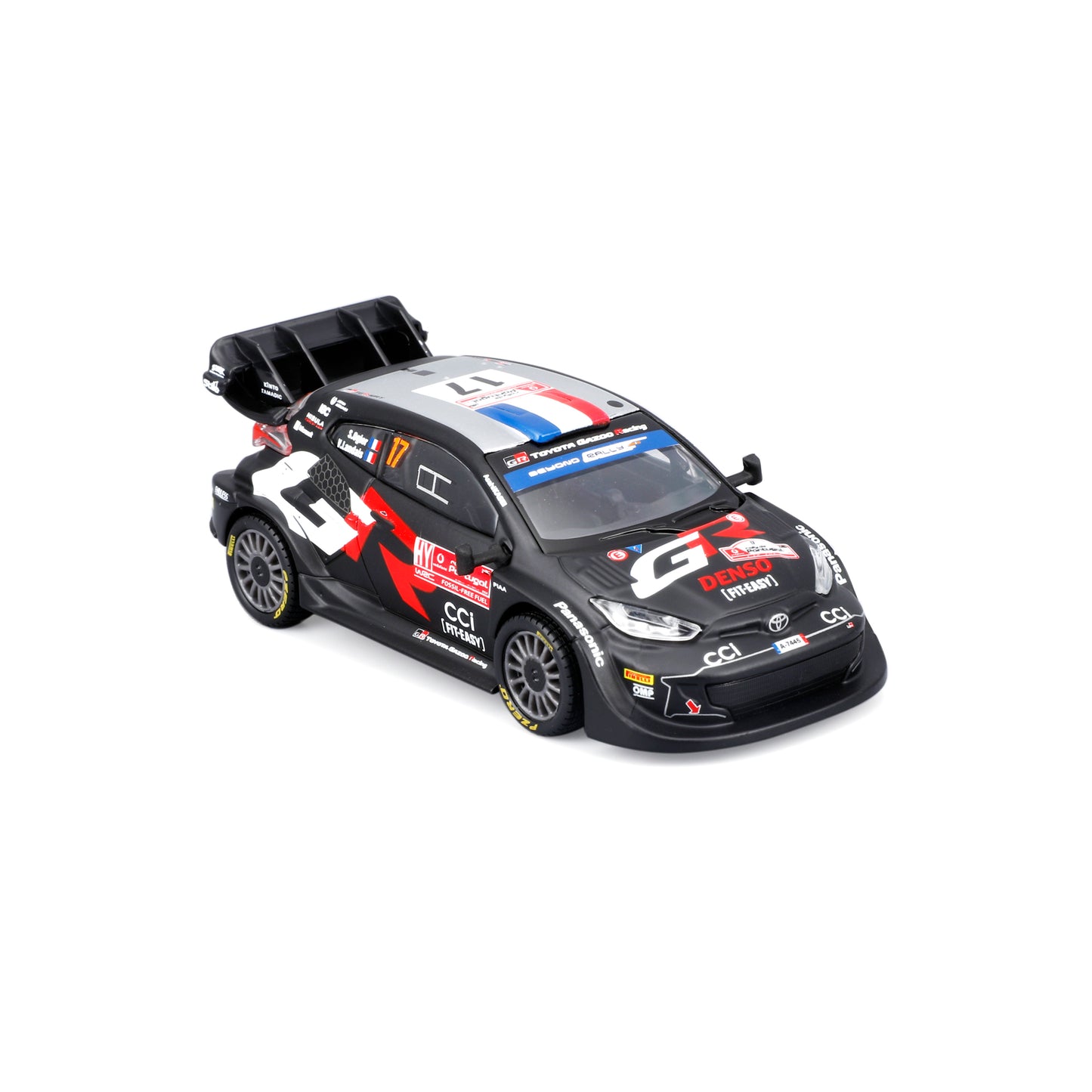 Toyota GR Yaris Rally 1 Hybrid #17 1:43 with display case