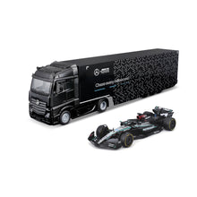 Mercedes-AMG Semi Truck with Mercedes W15 #63 George Russell – 1:43 Diecast Model