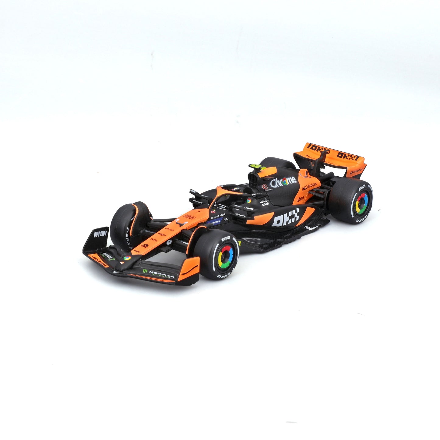 Pit Stop McLaren con MCL38 #4 Lando Norris Modellino Diecast Scala 1:43 F1 2024