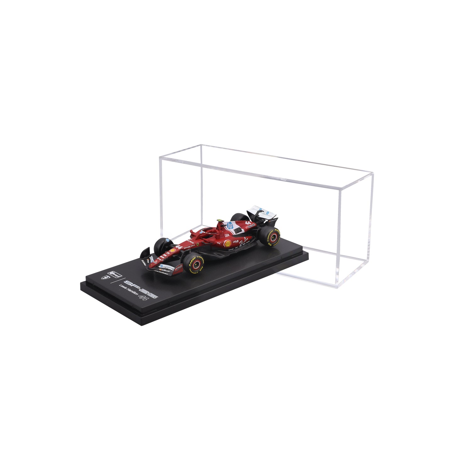 Ferrari SF-25 #44 Lewis Hamilton 1:64 with display case