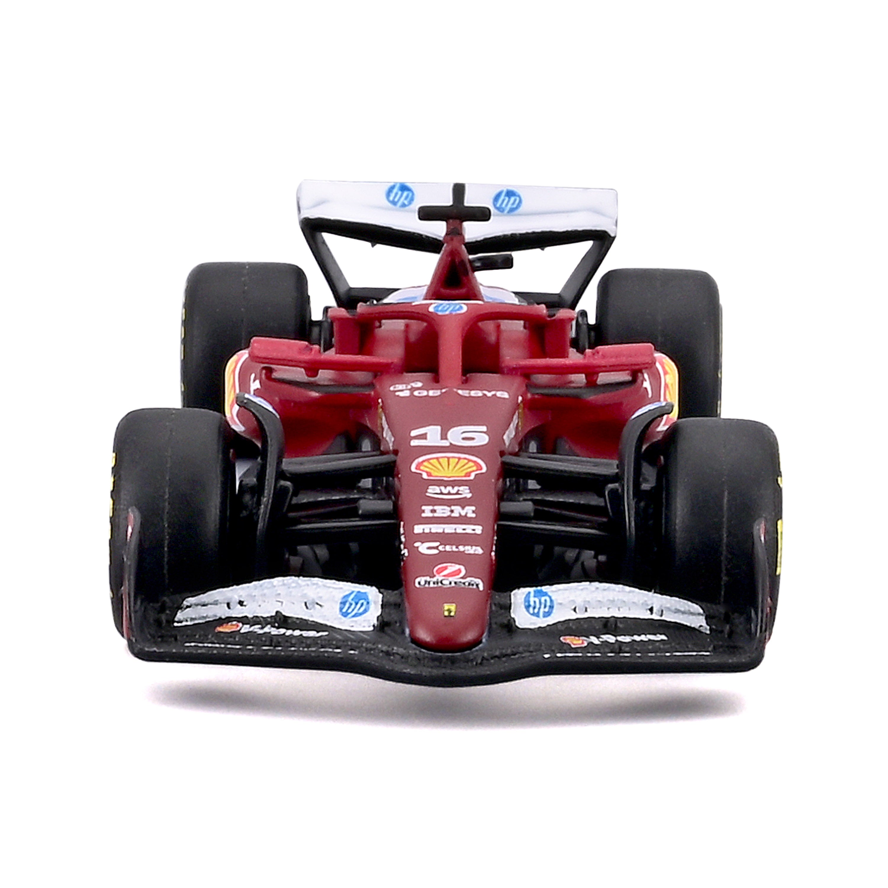 Ferrari SF-25 #16 Charles Leclerc 1:64 with display case | Bburago