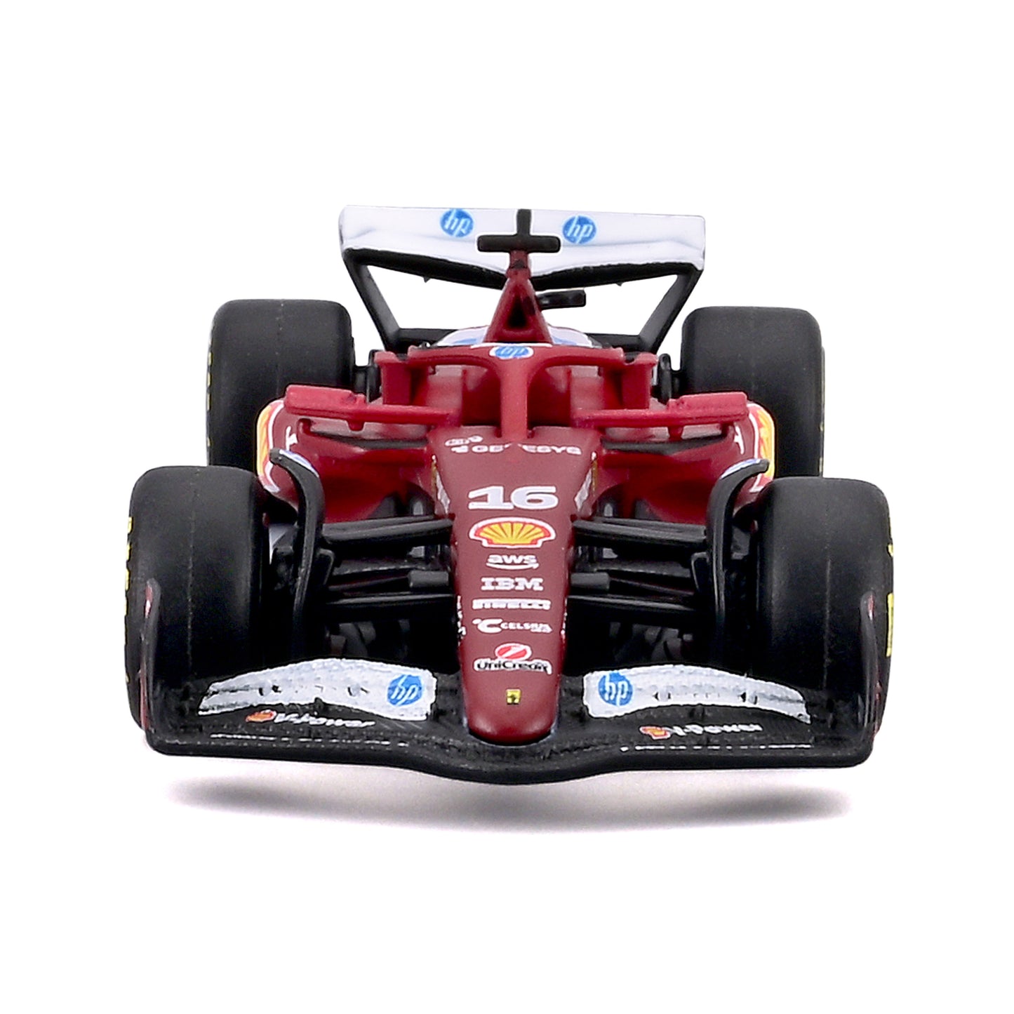 Ferrari SF-25 #16 Charles Leclerc 1:64 with display case