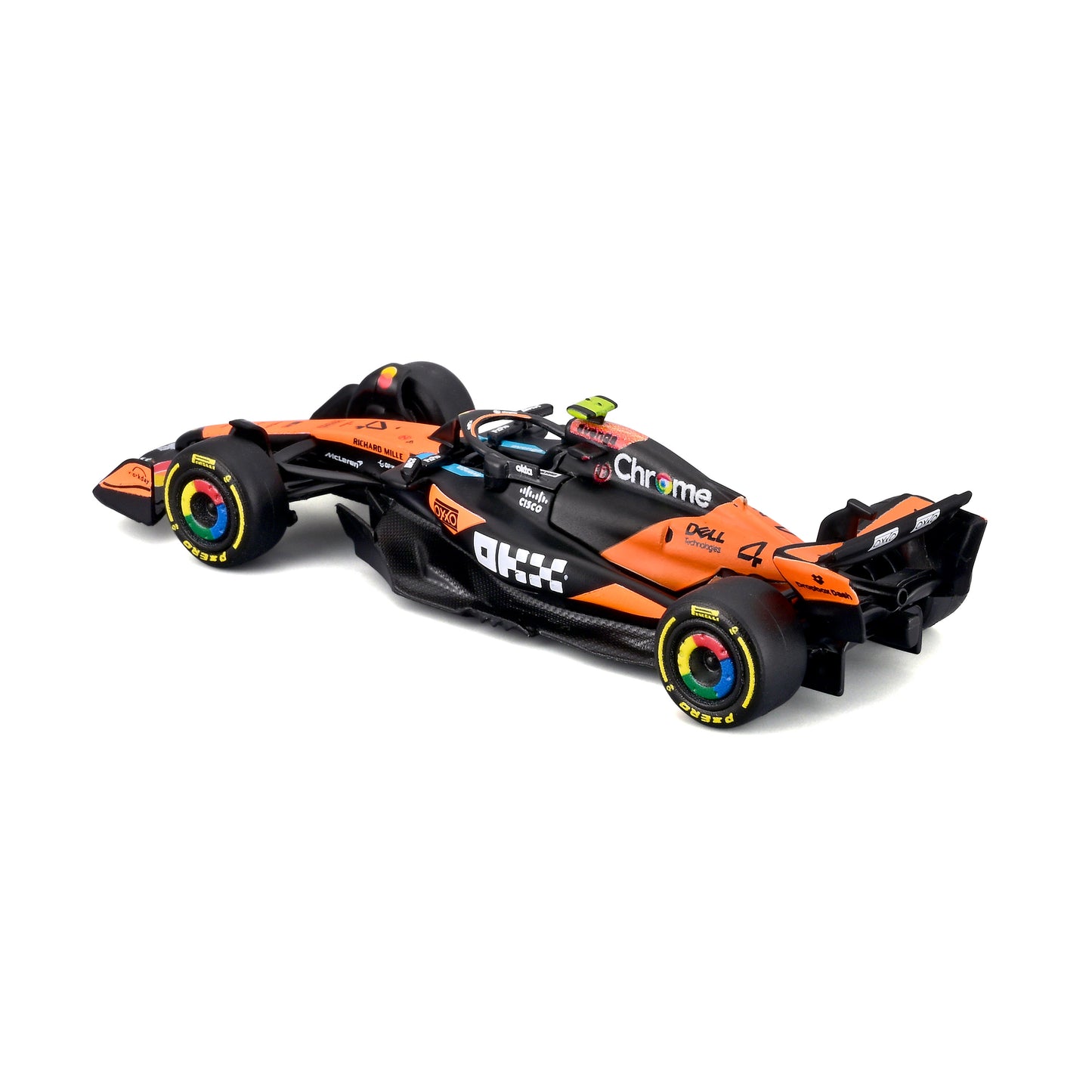 McLaren F1 MCL39 2025 #4 Norris 1:64 with display case