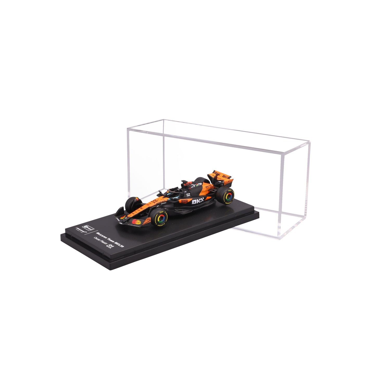 McLaren F1 MCL39 2025 #81 Piastri 1:64 with display case