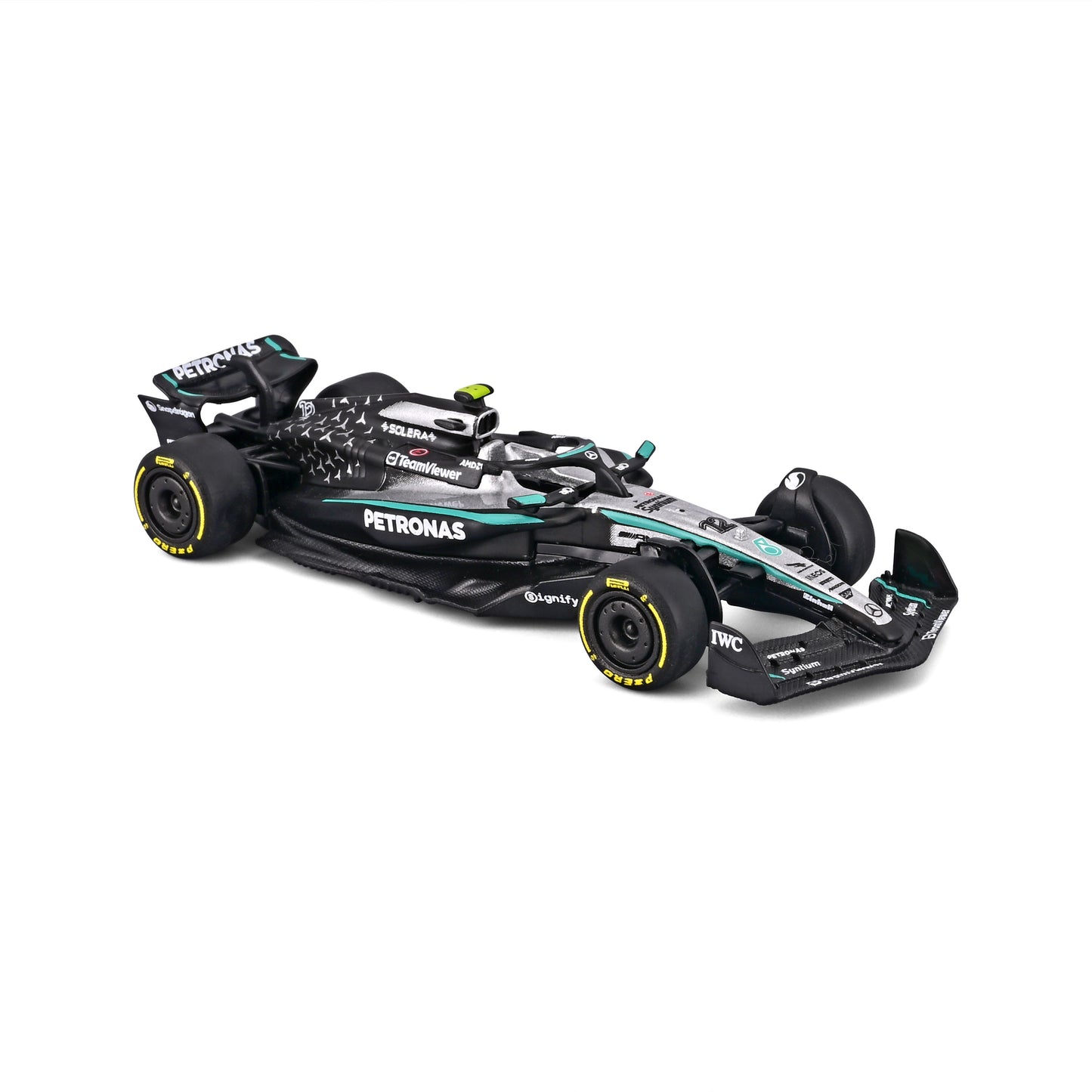 Mercedes-AMG F1 W16 2025 #12 Antonelli 1:64 with display case
