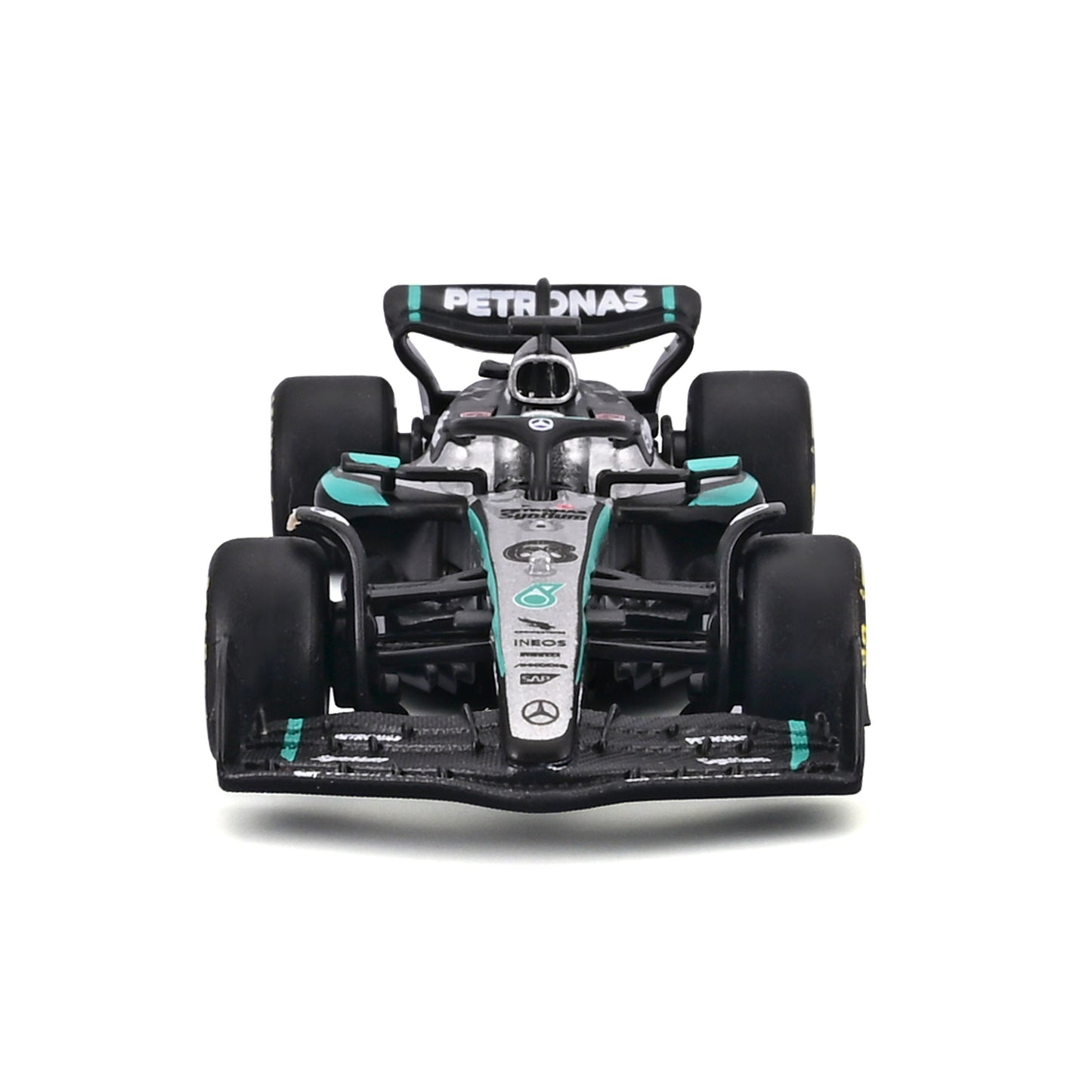 Mercedes-AMG F1 W16 2025 #63 Russell 1:64 with display case