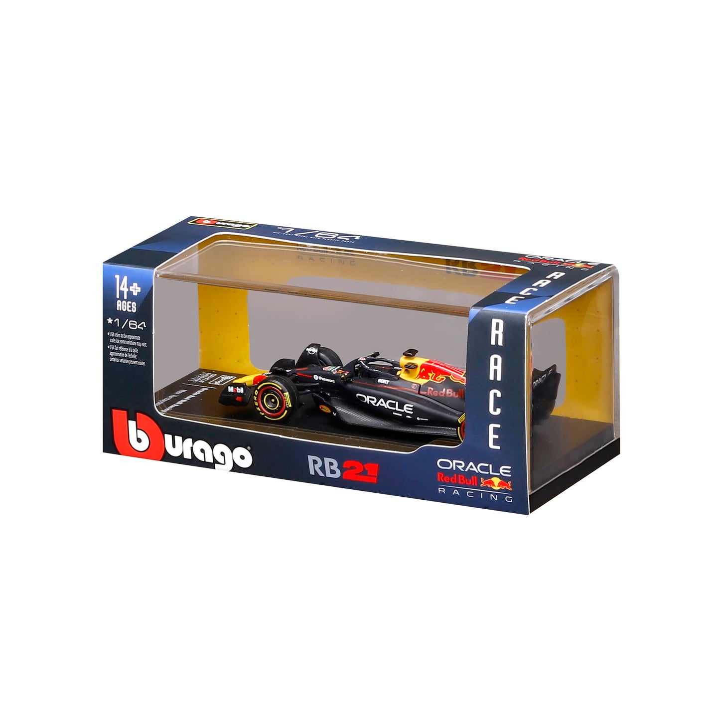 Red Bull Racing RB21 2025 #1 Verstappen 1:64 with display case
