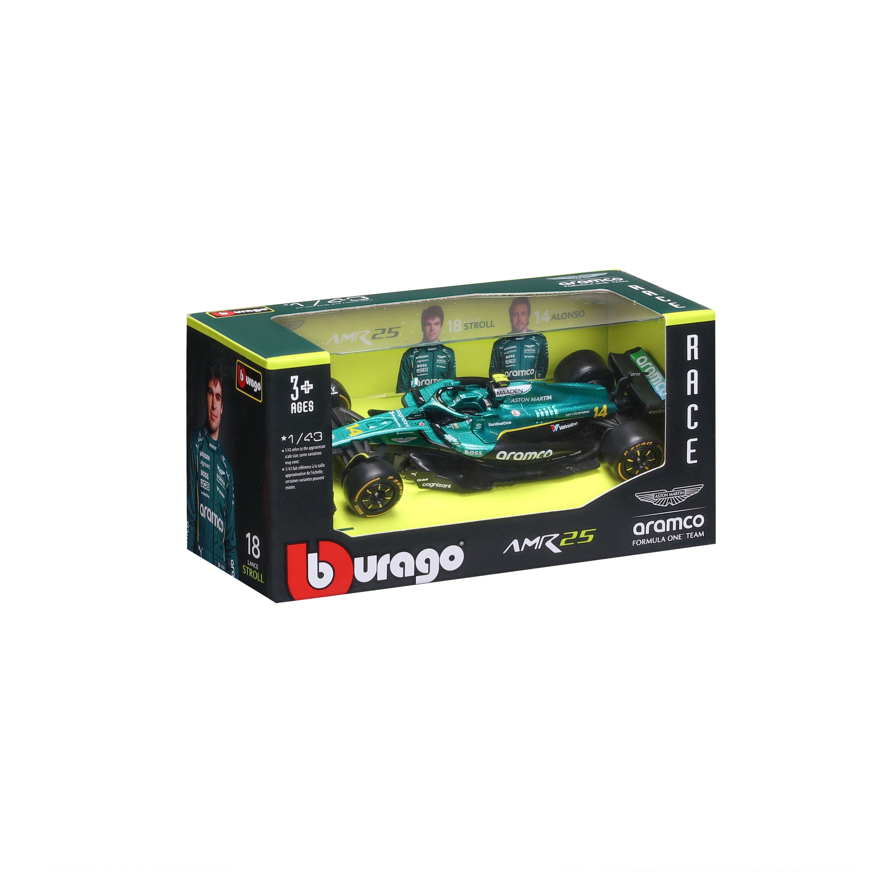 F1 Aston Martin AMR 25 2025 #14 Alonso 1:43 | Burago – Burago