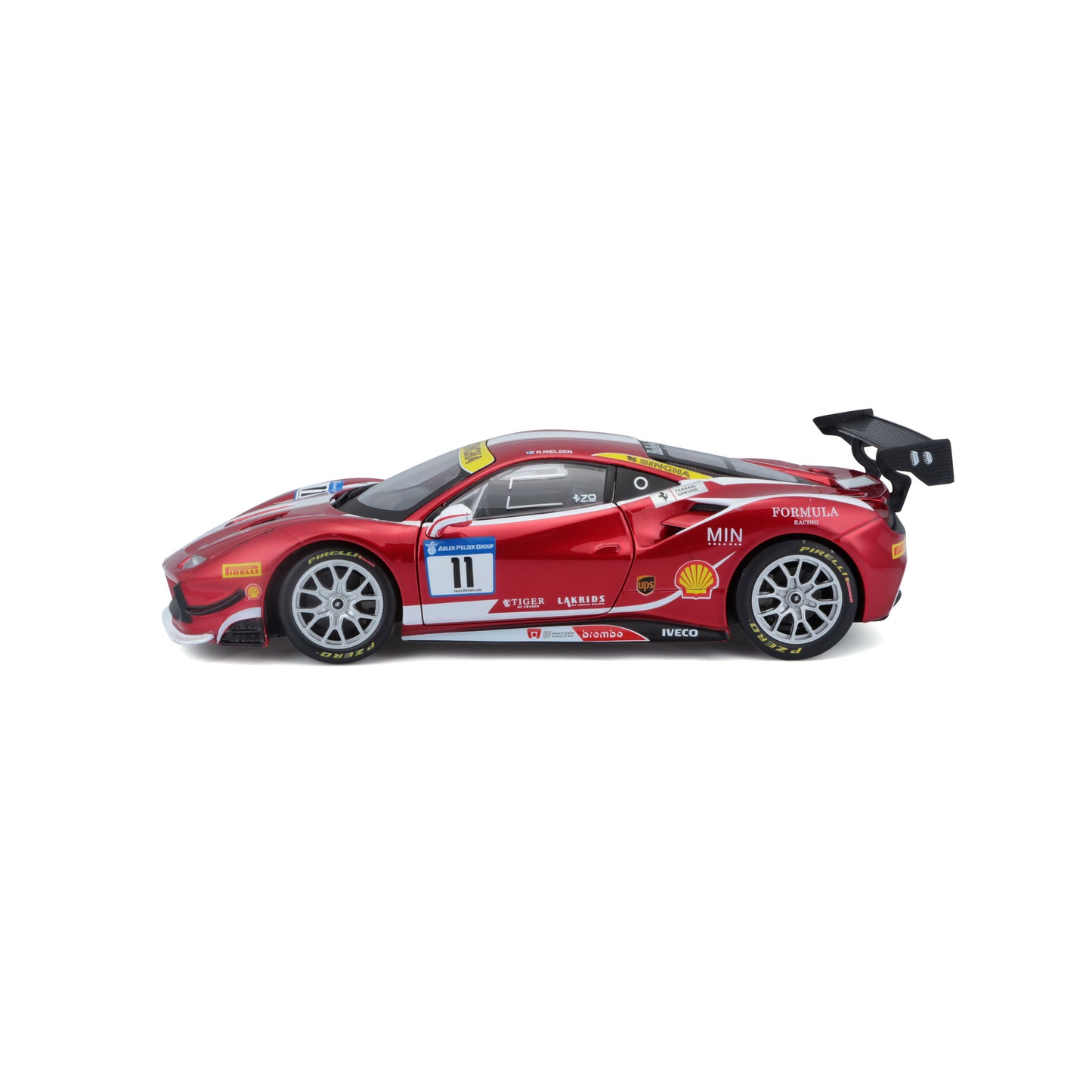Ferrari 488 Challenge (Formula Racing 2017) Red 1:24