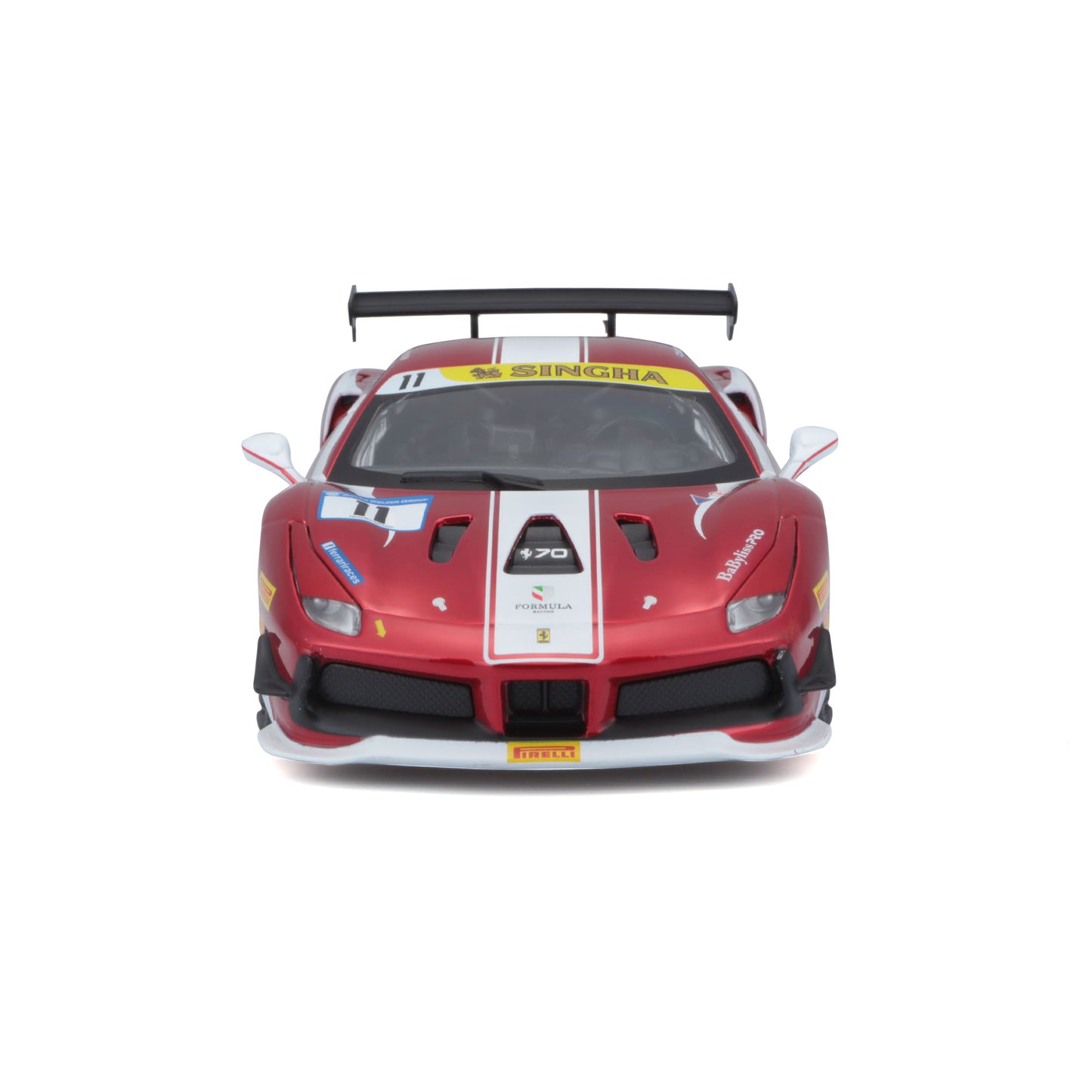 Ferrari 488 Challenge (Formula Racing 2017) Red 1:24