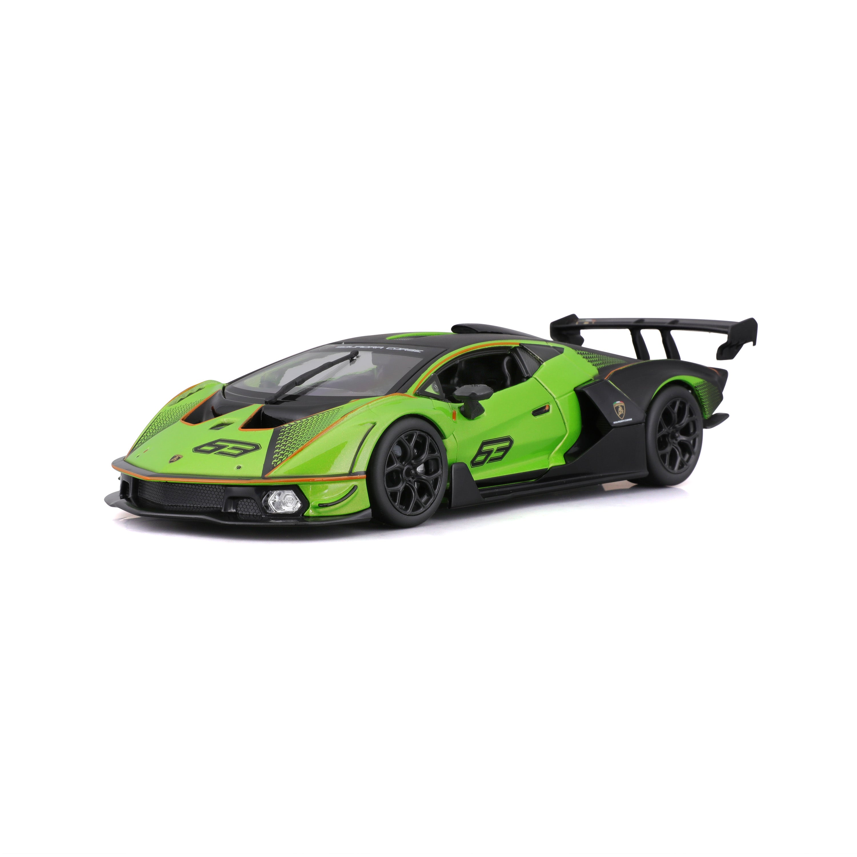 Lamborghini Essenza SCV12 1:24 Race Green and Black | Burago – Burago