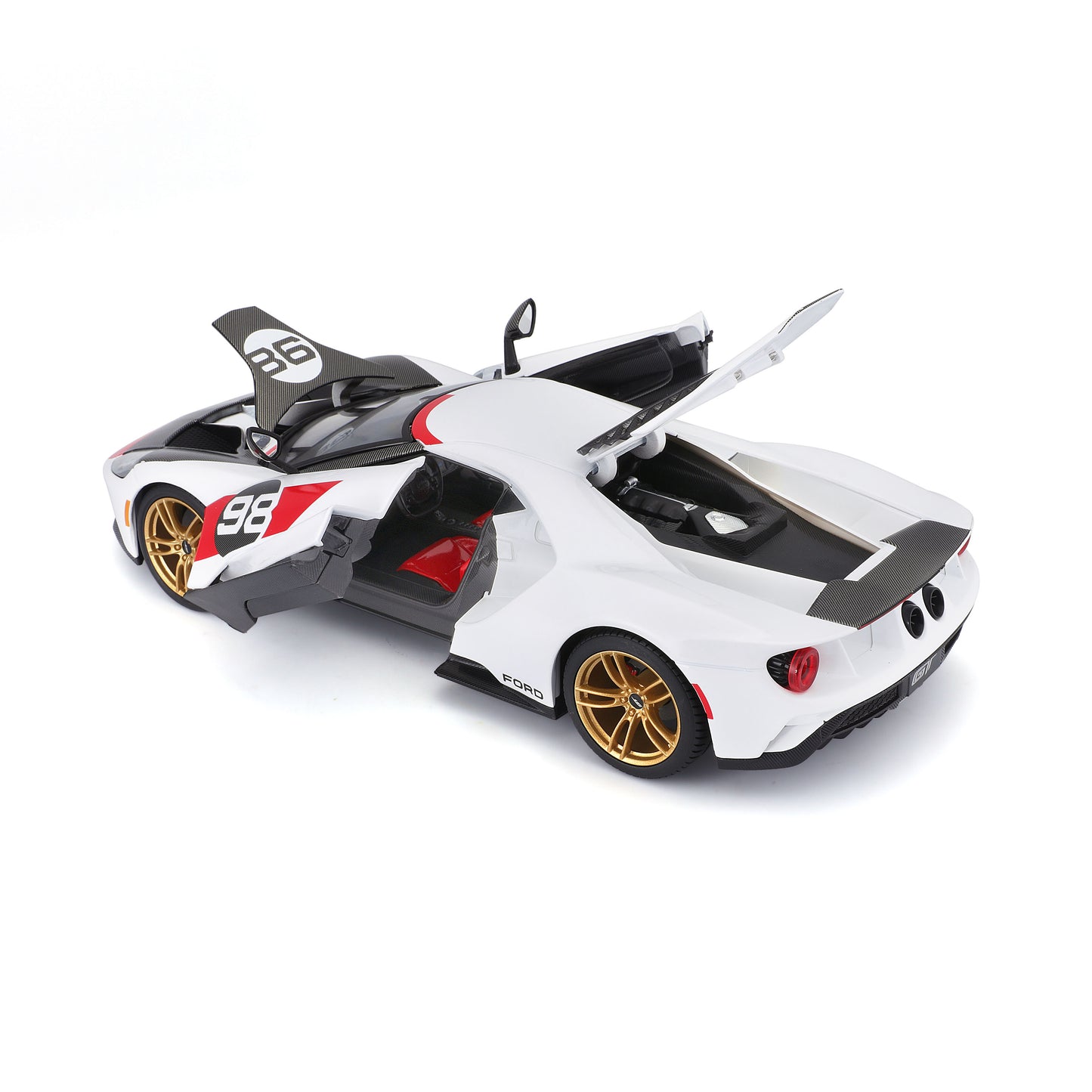 Ford GT 2021 Heritage Edition – Diecast Modell im Maßstab 1:18 mit offizieller Ford-Lizenz