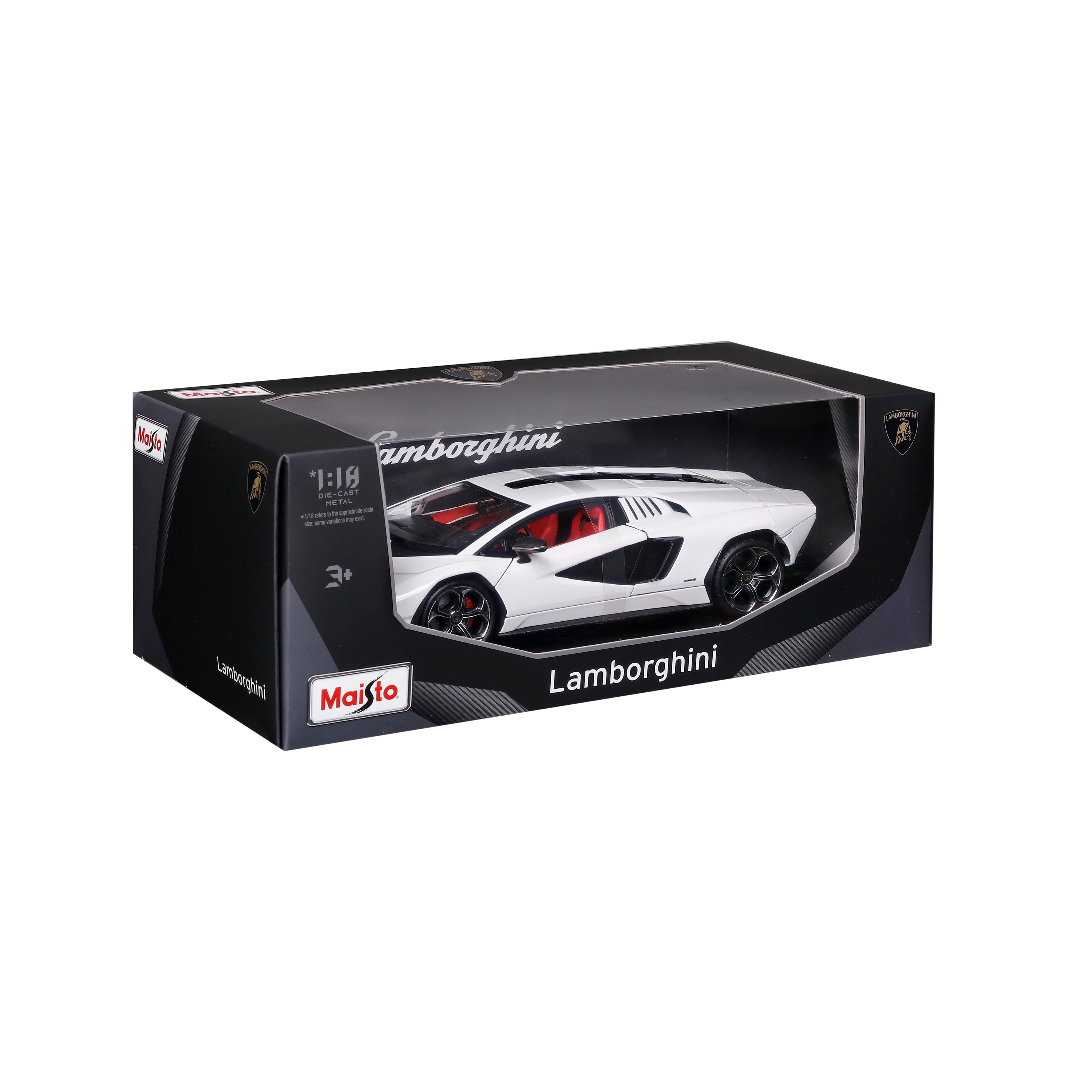 Lamborghini Countach LPI 800-4 White 1:18 – Diecast Model | Burago