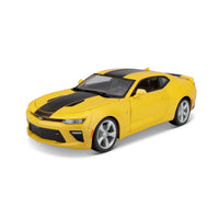 Chevrolet Camaro 2016 Yellow with Black Stripes 1:18