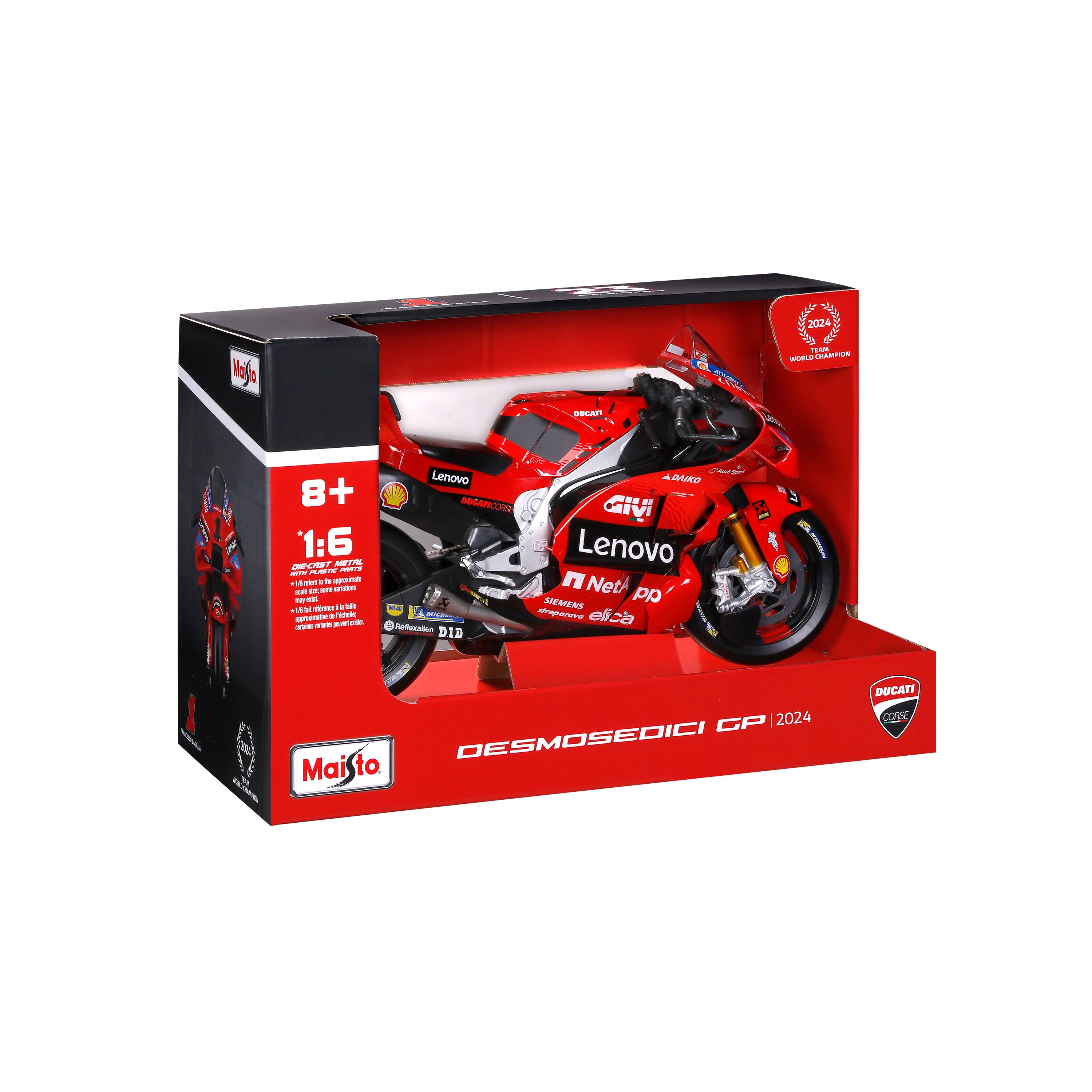 Ducati Desmosedici MotoGP 2024 Scale 1:6 | Burago – Burago