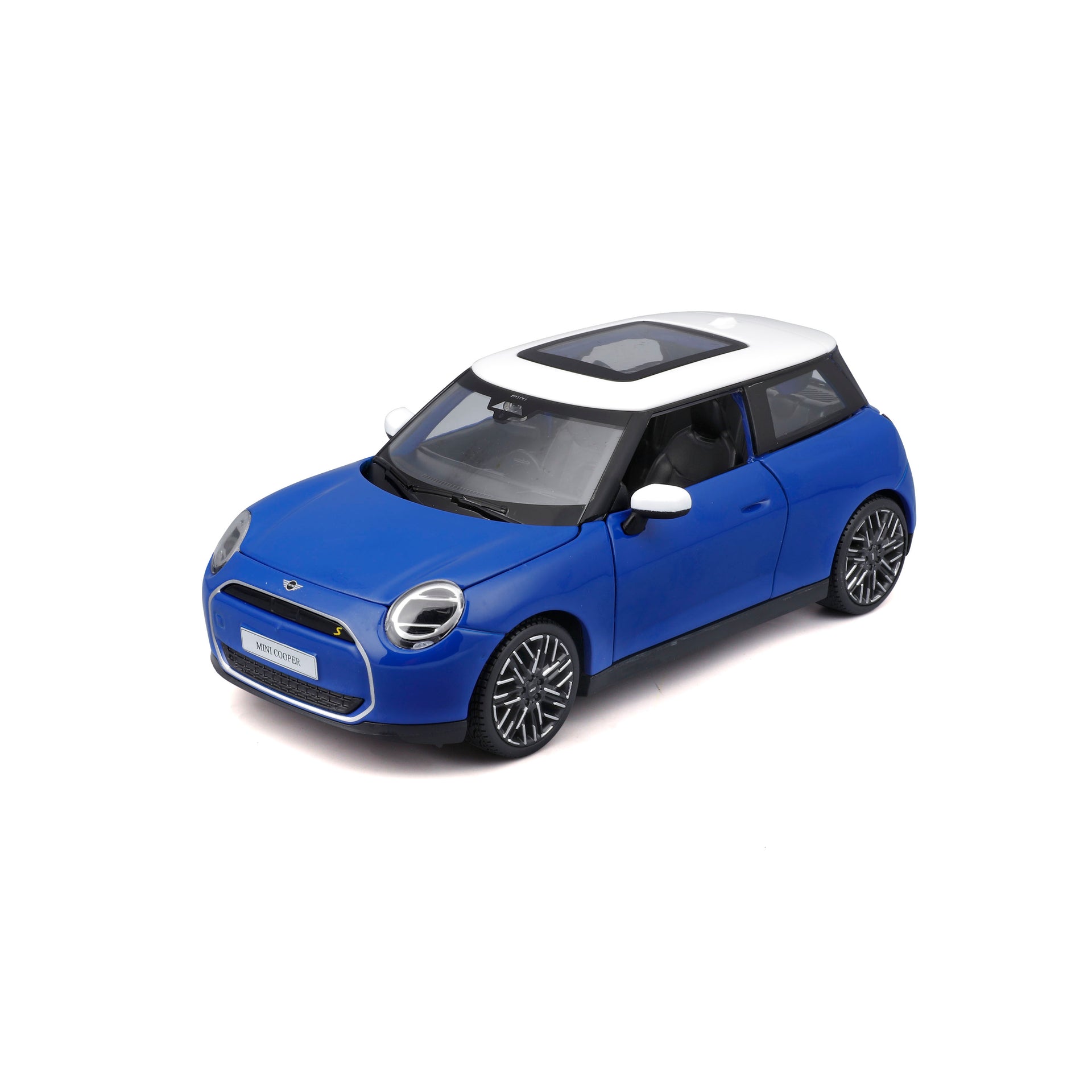 Miniature Burago Mini Cooper 2001 Bleu 1/18 - Collection, état D'occasion