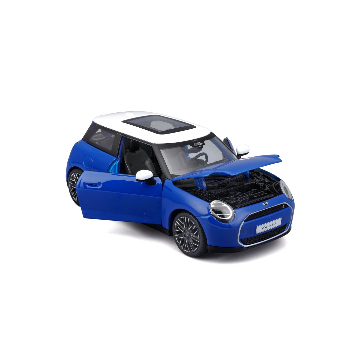 MINI Cooper SE (J01) 2024 Blue - 1:24 Scale