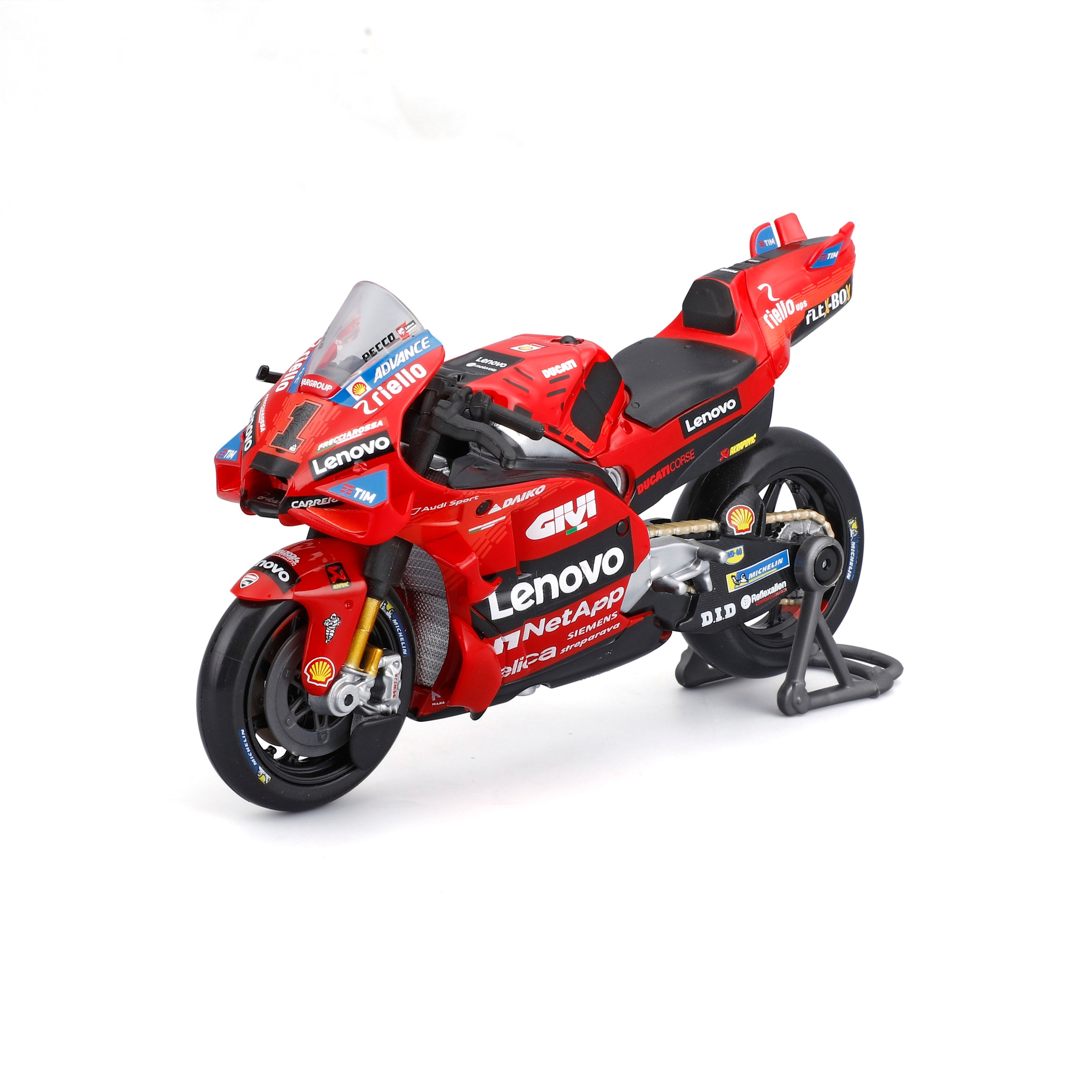 Ducati Lenovo Team 2024 #1 Francesco Bagnaia Diecast Model 1:18