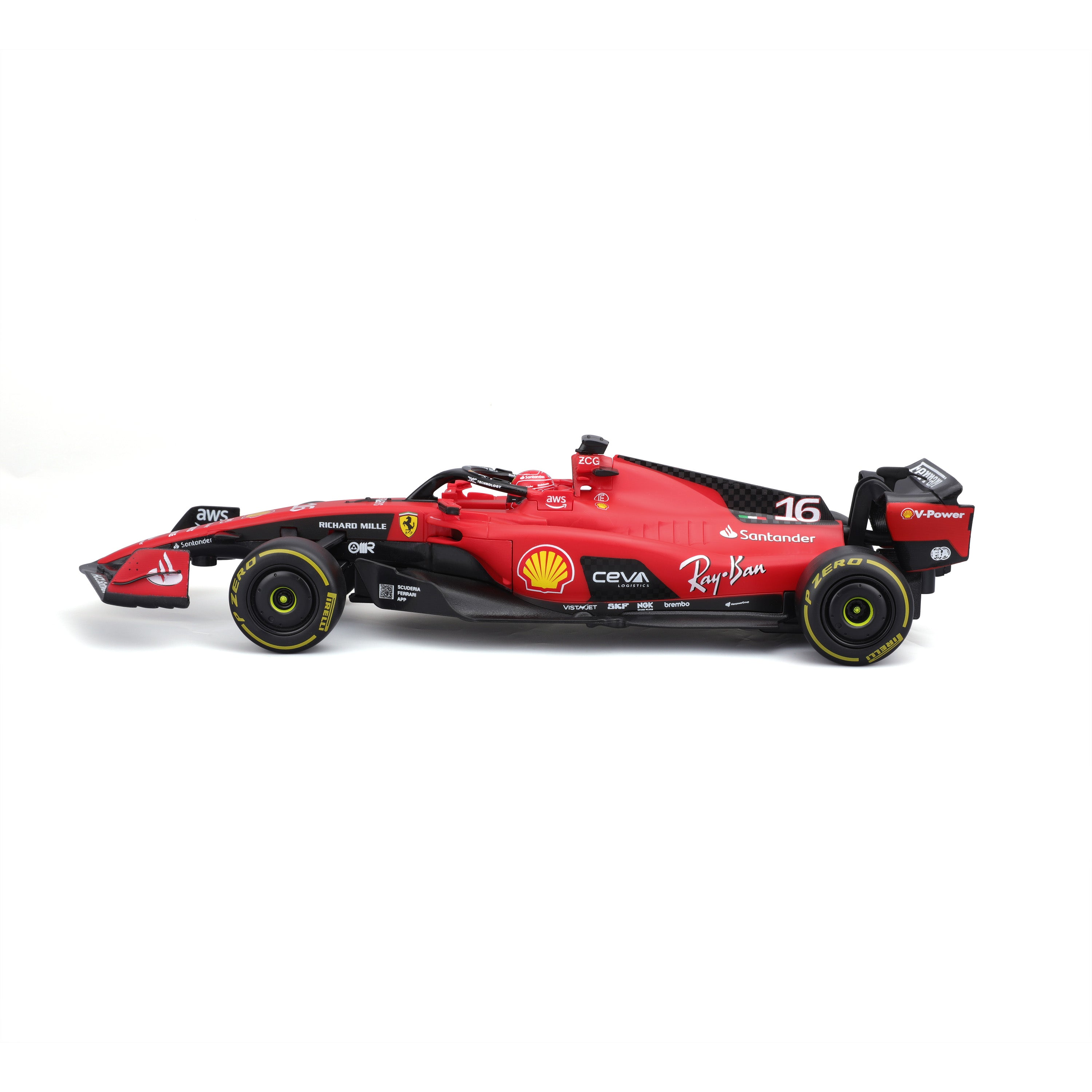Ferrari F1 SF-23 RC Vehicle Red 1:24 Scale | Burago – Burago